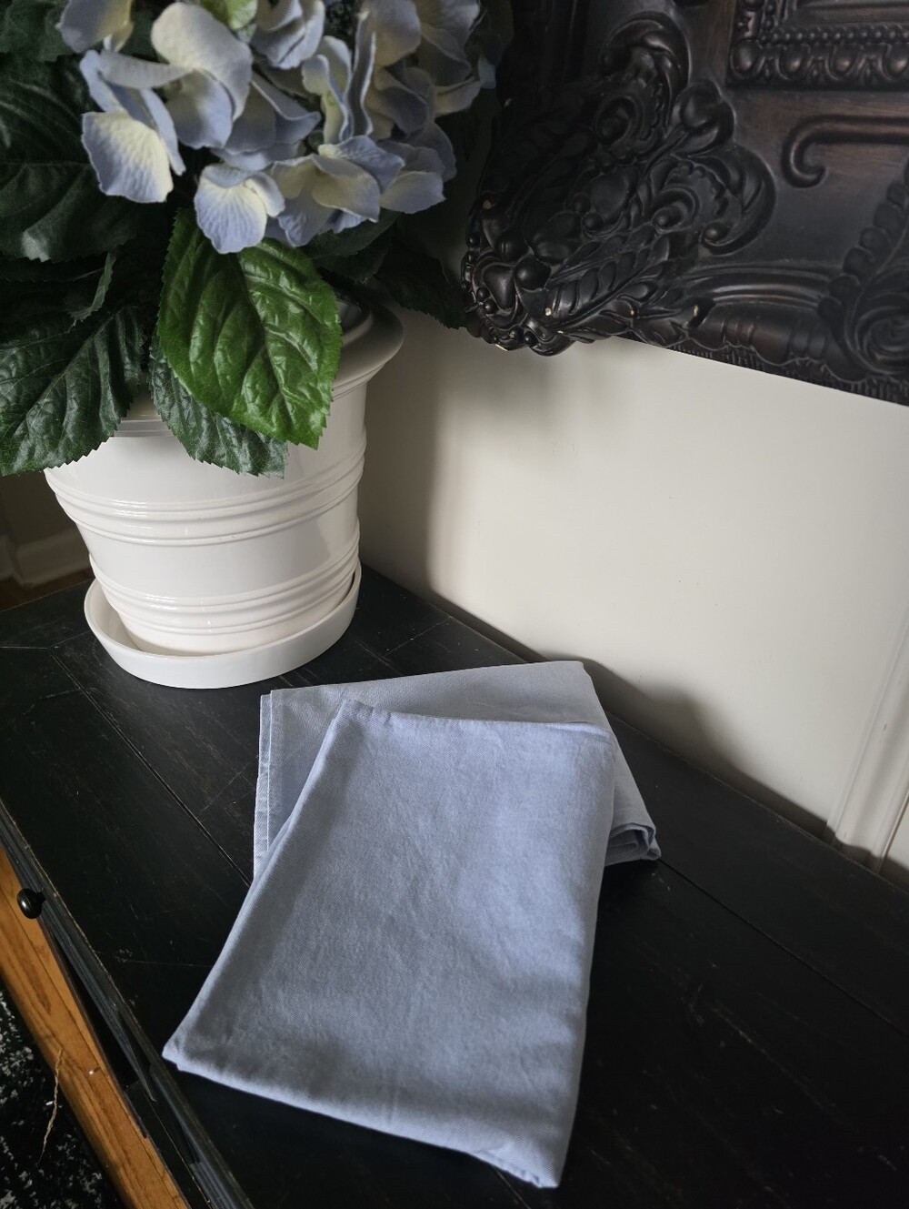 Set Of 2 Lauren Ralph Lauren Graydon Soft Weave Pillowcase Standard Chambray